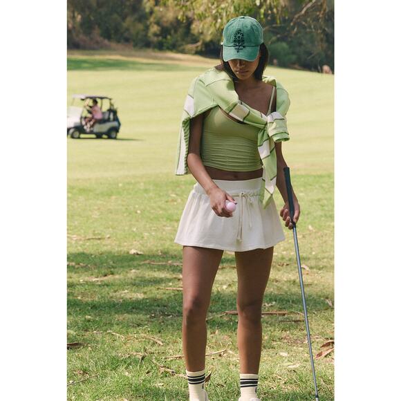 Free People Movement Good Karma Ruched Crop Top Women’s Size Medium - Picture 2 of 6